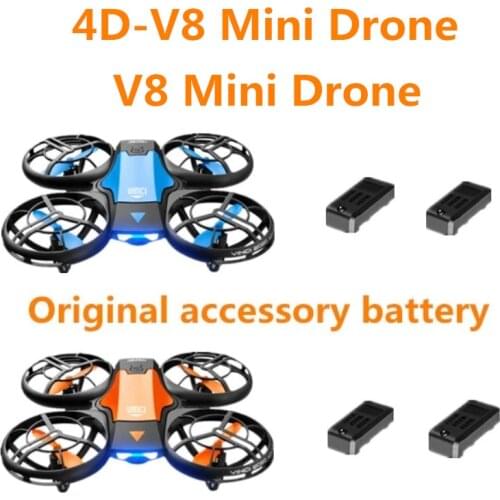4D-V8 Mini Drone Battery/3.7V 650 / For V8 Drone Battery Spare Parts Original Accessories