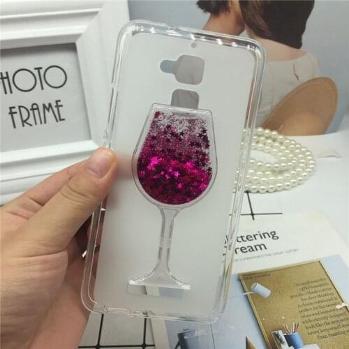 Phone Cases Covers for Asus Zenfone 3 Max ZC520TL 3D Quicksand Shine Soft TPU Back Cover Case Clear Capa Funda Para Coque Shell