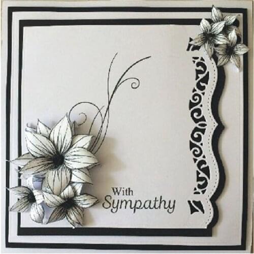 Flower Cutting Dies Greeting Cards Scrapbooking Die 3D Stamp DIY Scrapbooking Card Photo Decoration Supplies lacework