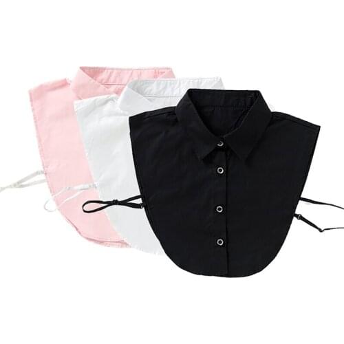 EFINNY Longer Shirt Fake Collar Professional Commuting OL Ladies Fake Collar Suit Collar