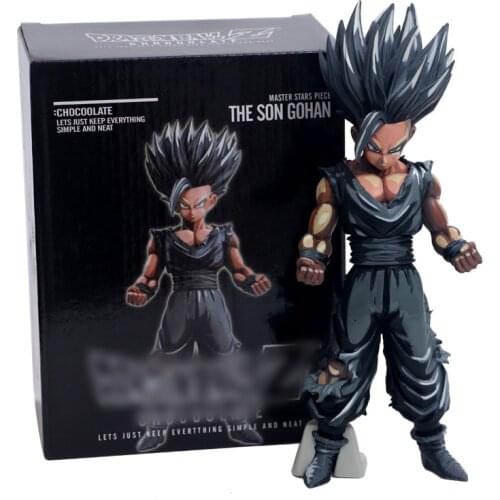 20cm Dragon Ball Z Son Gohan Manga Color PVC Action Figures Toy Dragon Ball Super Gohan Super Saiyan Figurine Toys