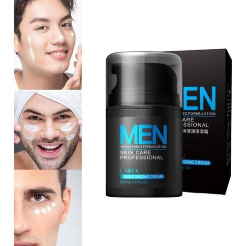 Hyaluronic Acid Face Cream Oil-control Men Lift Anti Firming Shrink Pores Acne Day Cream Moisturizing Whitening Cream