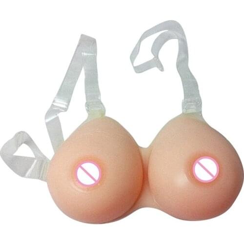 Artificial Silicone Breast Form Reslistic Fake Boobs Prosthesis for Transgender Shemale Crossdresser Small Chest Women Enlarge