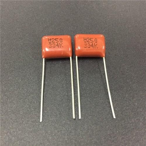 100pcs CBB capacitor 334 250V 334K 0.33uF 330nF P10 CL21 Metallized Polypropylene Film Capacitor