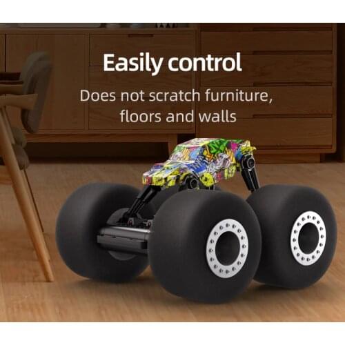 Double E RC Car Stunt Drift Buggy Radio Controlled Machine 360rotation Soft Sponge Tires Remote Control Toys For Boys Gifts
