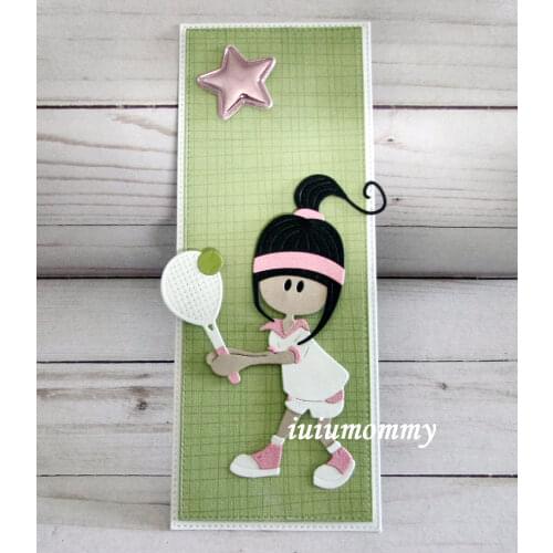 Sport Girl New Cutting Dies 2020 For Scrapbooking Knives Mold For Cutting Scrapbooking Craft Dies