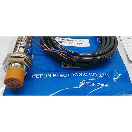Genuine "Beifuning pefun" waterproof inductive proximity switch GBM8-18GM-D1