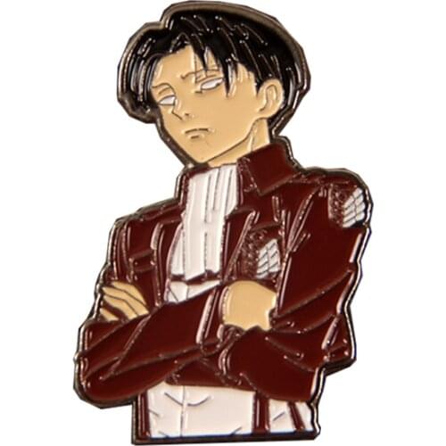 PF1077 Japanese Anime Manga Attack on Titan Collection Enamel Lapel Pin Badge Pins Backpack Jewelry Accessories Friends Gifts