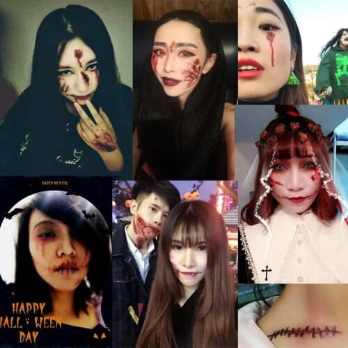 DIY Decorations Supplies Vampire Teeth Fangs Dentures Props Halloween Costume Props Favors Mask Holiday horror adult kids Party