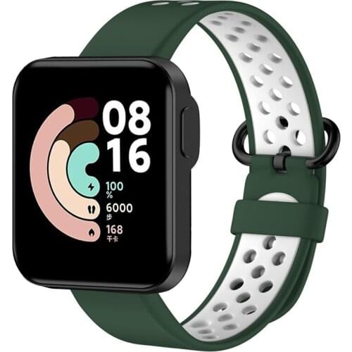 Sport Silicone Watch Band for Xiaomi Mi Watch Lite Global Version Smart Watch Replacement Wristband Bracelet for Redmi Watch