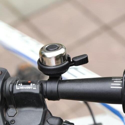 Ultra-Light Bike Bicycle Bell Copper Plastic Handlebar Cycling Riding Crisp Ring Horns Bike Bicycle Accessories
