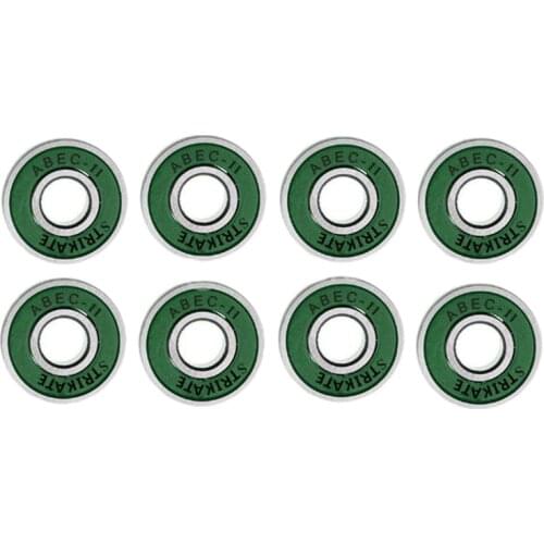 STRIKATE ABEC-11 Bearings Skateboard Longboard Bearings High Speed Skateboard Bearings (8Pcs)