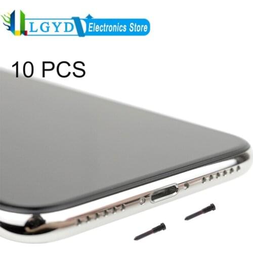 10 PCS Charging Port Screws Replacement for iPhone X Repairing Screw