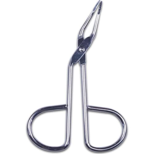 1pcs Scissors Flat Tip Eyebrow Tweezer Clamp Clipper Stainless Steel Hair Remove Hot Selling