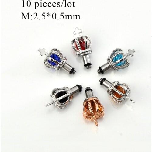 2.5*0.5mm 10 pieces/lot Removable Finger Rest Scissors Tang Tail Nail Clavo De Cola Hairstyling Tool Salon Shear Scissor Parts