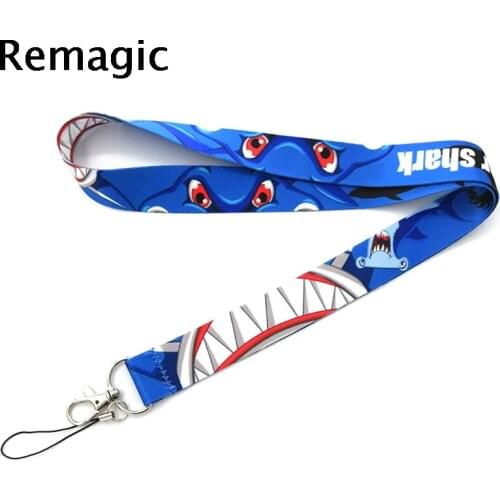 20pcs The Meg Shark cartoon anime movie vintage fans 90s Neck Strap Lanyards ID badge card holder keychain Mobile Phone Gifts