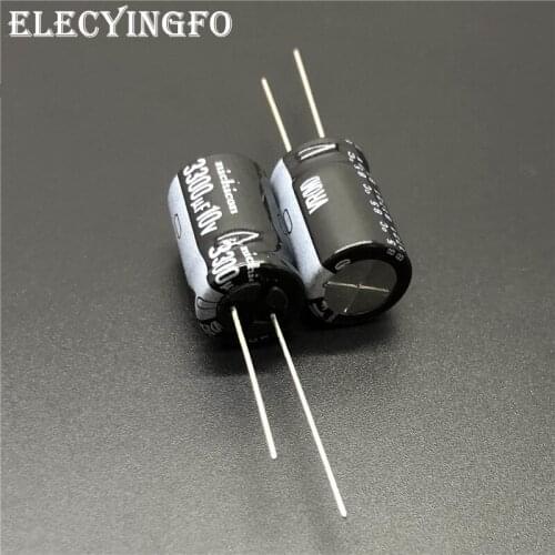 5pcs/50pcs 3300uF 10V NICHICON VR Series 12.5x20mm 10V3300uF Aluminum Electrolytic Capacitor