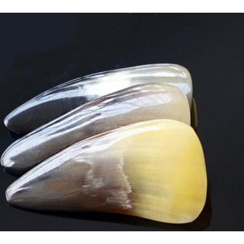 5pcs Natural cattle horn SPA Scraping Plate Body Massager Chinese Traditional Acupuncture Massage Gua Sha Board Scrape Therapy