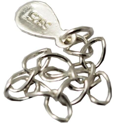 Beadsnice wholesale diy solid silver 925 bracelet extender with end chain drop factory price silver chain extender ID27523