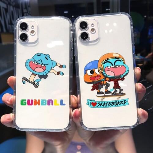 The Amazing World Gumball Phone Cover for IPhone 11 12 Pro Max X XR XSMax 6S 7 8 Plus 12Mini SE20 Clear Soft Silicone TPU Cases