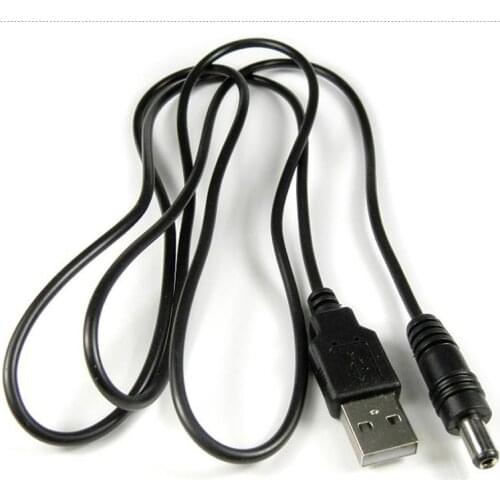 USB to DC5.5 DC Charging Electronic Data Line Electronic accessories USB to DC 5.5 * 2.1mm Copper Core Power Cord Cable
