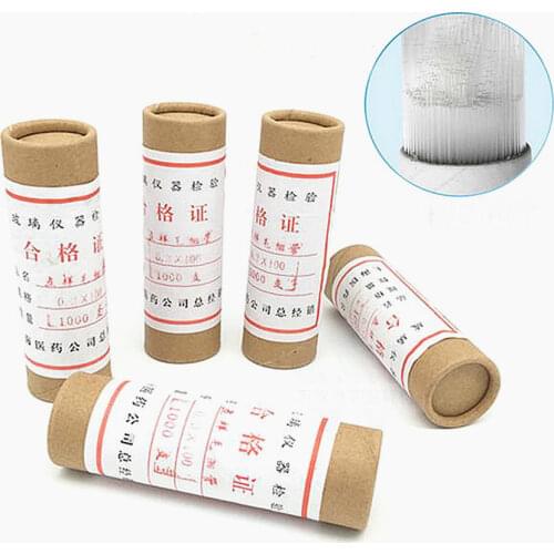 1000pcs/box DIA0.1mm to 0.5mm Glass Melting Point Capillary Tube, Glass Spotting Capillary Length 100mm or 200mm, Both Open Ends