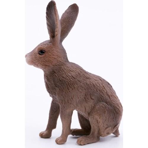CollectA Nature Wild Life Animals Brown Hare Rabbit PVC Plastic Figure Children Toys Model #88012