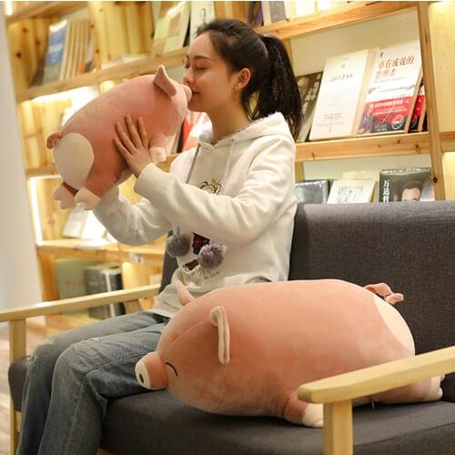 40 Cm Childrens Cute Piggy Plush Toy Soothing Doll Pillow Doll Baby Birthday Christmas Gift Free Shipping