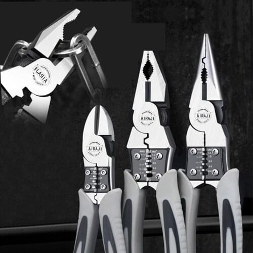 Multifunction Pliers Combination Pliers Stripper Crimper Cutter Heavy Duty Wire Pliers Diagonal Pliers Hand Tools