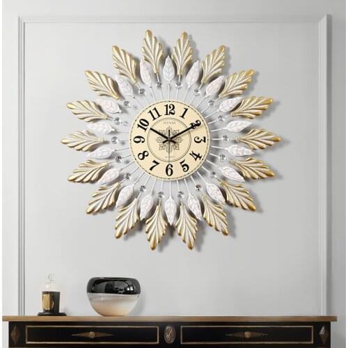 Nordic Creative Wall Clock Large Art Silent Luxury Living Room Wall Clock Modern Design Minimalist Reloj Pared Home Decor DA60WC