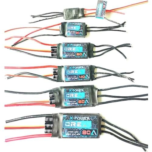 CREA 12A 20A 30A 40A 60A 80A 120A Fixed Wing RC ESC For RC Helicopter Duct EDF