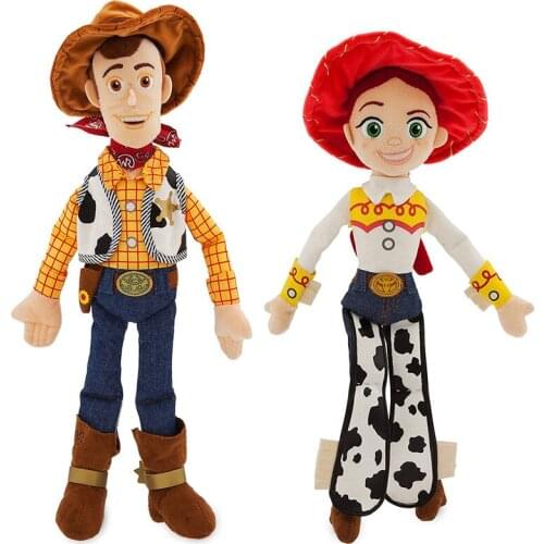 New Movie Anime Woody Jessie Plush Kids Stuffed Toys For Children Gifts 40CM
