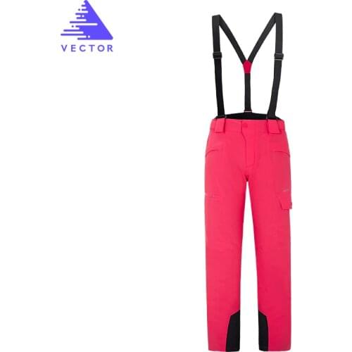 Professional Winter Ski Pants Lady Warm Waterproof Trousers Winter Snowboard Pants Skiing Outdoor Ski Pants for Women -20 Degree