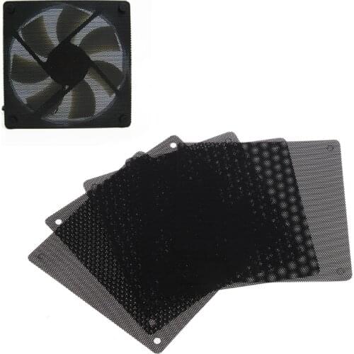 5Pc Computer Mesh PVC Case Fan Dust Filter Dustproof Cover Chassis Dust Cover
