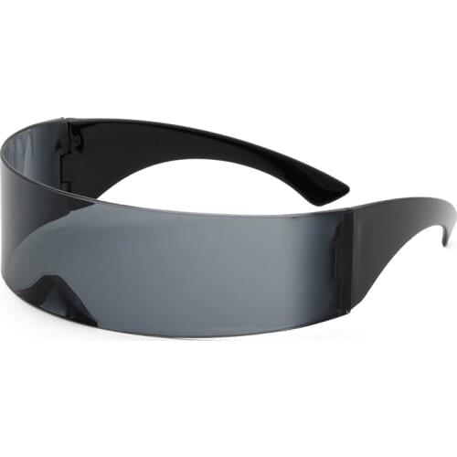 Fashion All-in-one Sense Of Science And Technology Sunglasses Party Prom Modeling Party Photograph Eyewear Trend Oculos De Sol