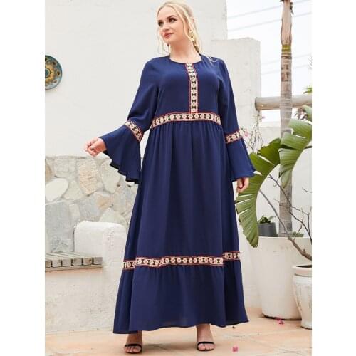 Turkey Muslim Dress Women Abaya Ramadan Moroccan Kaftan Islamic Clothing Hijab Djellaba Dubai Jilbab Eid Party Vestidos Abayas