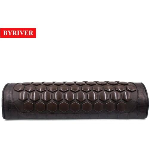 BYRIVER Tourmaline Magnet Jade Neck Pillow Collar Massager Negative Ion Relief Cervical Pain Tension Healthcare Gift for Parents