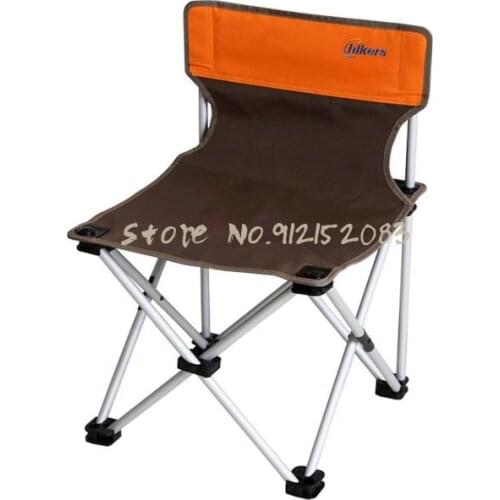 Outdoor Portable Aluminum Alloy Folding Chair Leisure Back Chair Outdoor Barbecue Fishing Self Driving Chair Sketching Chair