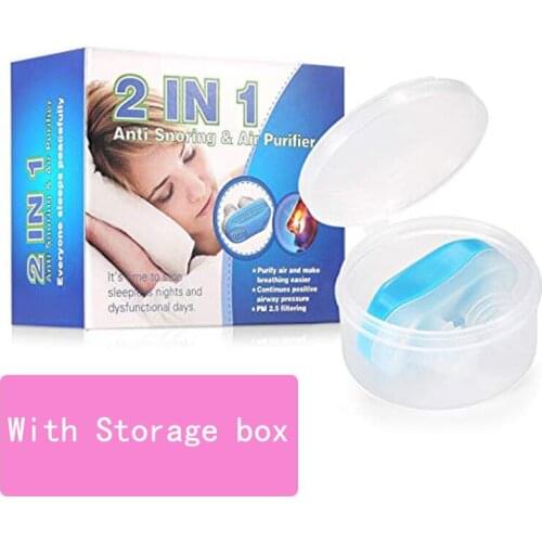 Anti Snoring Noise Clip Device Silicone Hot Sale Anti-Snoring Apnea Sleeping Aid Device No Painful Hurt Tray Sleeping
