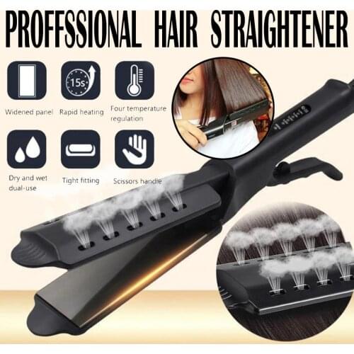Straightening Irons Fast Warm-up Thermal Performance Professional Tourmaline Ceramic Heating Plate Hair Straightener Flat Iron
