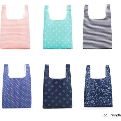 High Quality Sturdy Eco Friendly Shoulder Bag Reusable Grocery Bags Washable Foldable Shopping Tote Bags shopper bag