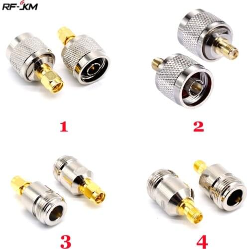 N to SMA adapter N male to SMA male Plug female Jack RF connector 4 type Test converter fast ship