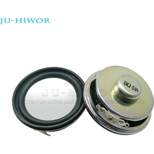 2pcs Acoustic Loudspeaker 8 Ohm 5W 50MM Speaker Internal Magnetic 13 Core 18MM Magnetic 18MM Thickness