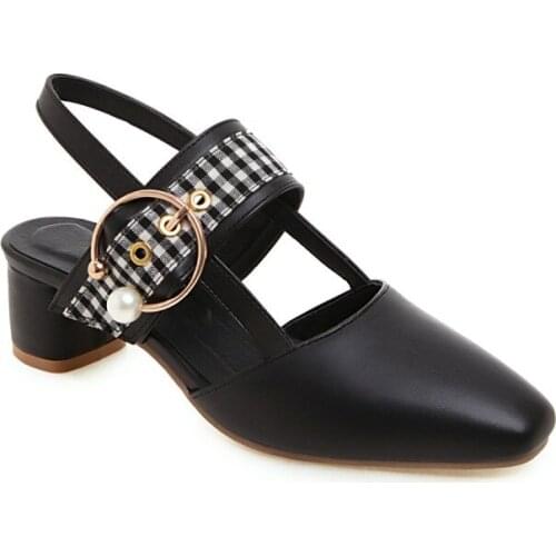 Big Size 11 12 13 14 15 16 17high heels sandals women shoes woman summer ladies Package toes Shallow mouth Thick with sandals