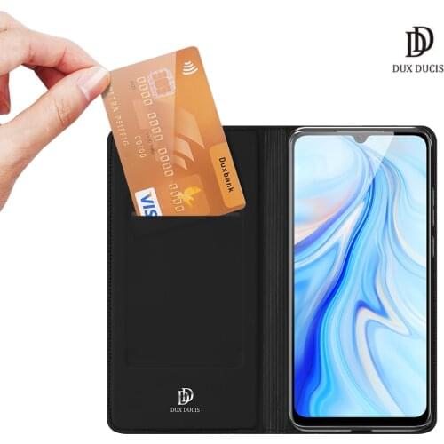 For VIVO V20 SE DUX DUCIS Skin Pro Series Leather Wallet Flip Case Full Protection Steady Stand Magnetic Closure