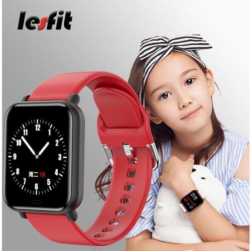 Lesfit Kid Smart Watch Boy Girl Waterproof Bluetooth Smartwatch Digital Smart Sport Android Electronic Clock Child Fitness Watch