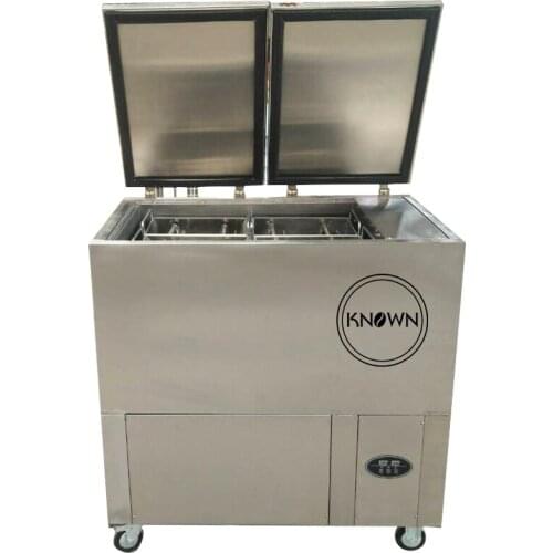 Double molds warranty ice cream popsicle stick making machine with free shipping by sea