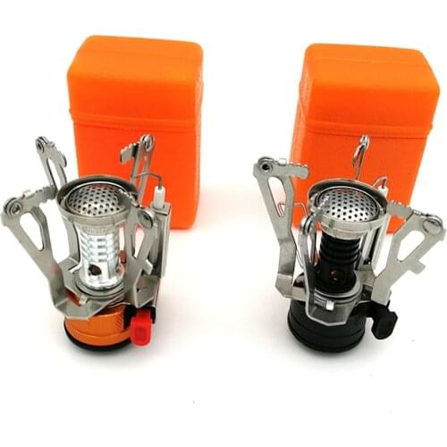 ZK30 High quality gas cooker portable outdoor light picnic cooking camping aluminum alloy stove ultra stove survival furnace