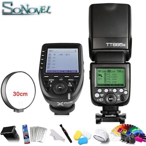 Godox TT685N i-TTL Camera Flash 2.4GHz High Speed 1/8000s GN60 + Xpro-N TTL Wireless Transmitter for Nikon D850 D810 D500 D5 D4