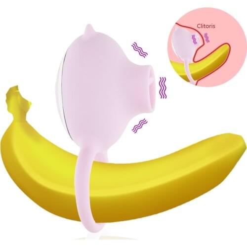 Cock Ring Vibrator with Tongue Licking Delay Ejaculation Vibrating Powerful Penis Ring Sex Toys for Men Clit Vibrate for Couples